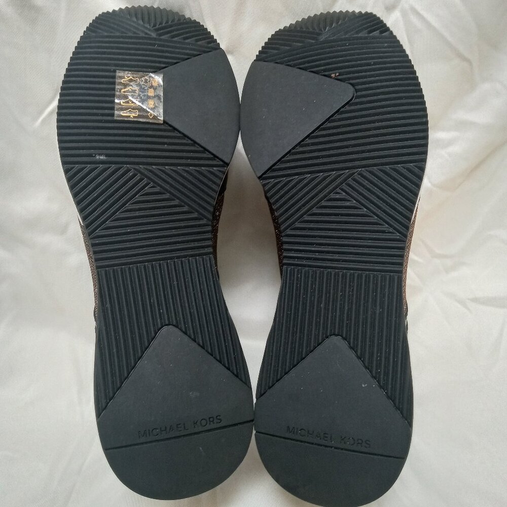 Michael Kors Georgie Trainers (glitter chain mesh) - Picture 2 of 4